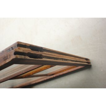 フランクロイド風 洋風色ガラス戸 2枚1組　GD0371 