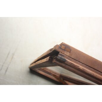 フランクロイド風 洋風色ガラス戸 4枚1組　GD0372 