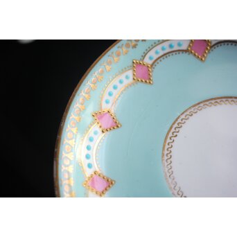 ヨーロッパ アンティーク ティーカップ＆ソーサー＆プレート　P660 