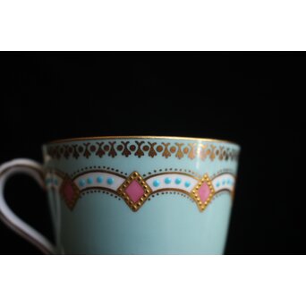 ヨーロッパ アンティーク ティーカップ＆ソーサー＆プレート　P660 