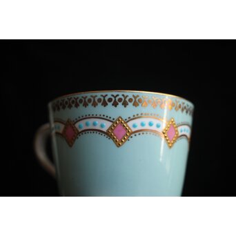 ヨーロッパ アンティーク ティーカップ＆ソーサー＆プレート　P660 