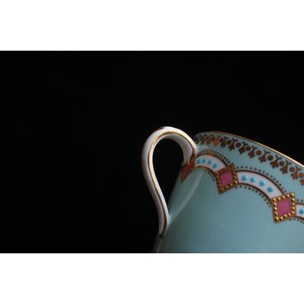 ヨーロッパ アンティーク ティーカップ＆ソーサー＆プレート　P660 