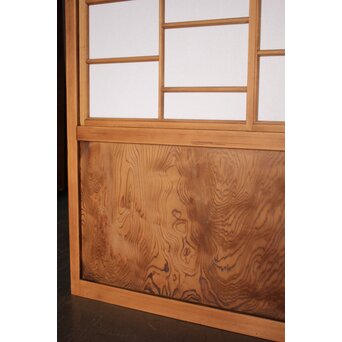 ハイサイズ あみだ組子 猫間障子戸 2枚1組　F309 