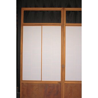 ハイサイズ あみだ組子 猫間障子戸 2枚1組　F309 