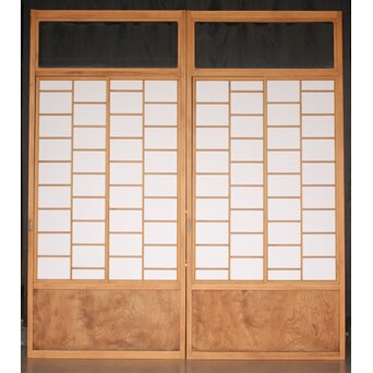 ハイサイズ あみだ組子 猫間障子戸 2枚1組　F309