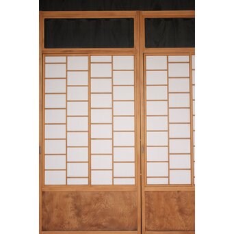 ハイサイズ あみだ組子 猫間障子戸 2枚1組　F309 