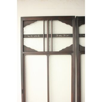 にかわガラス建具 4枚1組　GD0374 