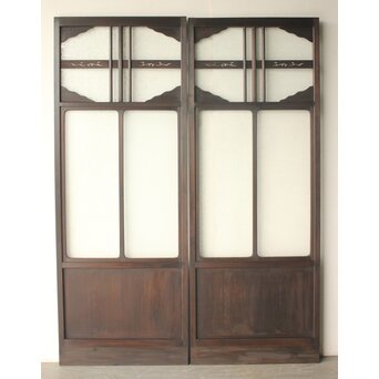 にかわガラス建具 4枚1組　GD0374 AB　表