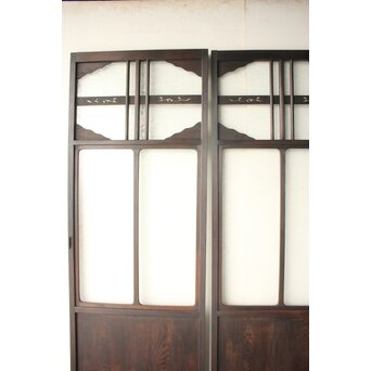 にかわガラス建具 4枚1組　GD0374 