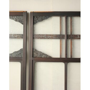 にかわガラス建具 4枚1組　GD0374 