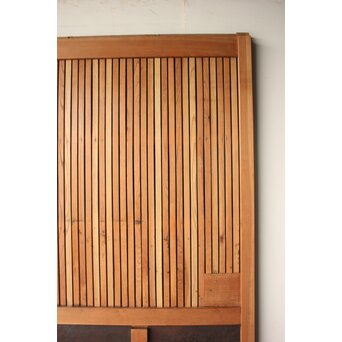 鉄金具 総欅格子蔵戸　W0284 
