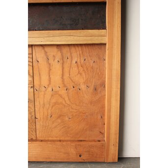 鉄金具 総欅格子蔵戸　W0284 