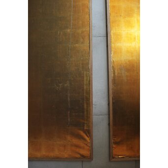 パネル 時代金屏風 2枚1組　Z993 