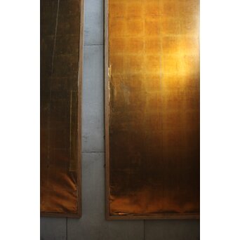 パネル 時代金屏風 2枚1組　Z993 