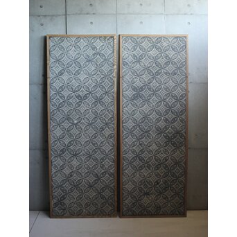 パネル 時代金屏風 2枚1組　Z994 