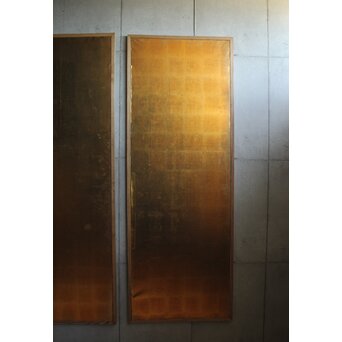 パネル 時代金屏風 2枚1組　Z994 