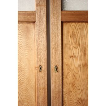 ダイア緑色ガラス 引戸 2枚1組  GD0376 