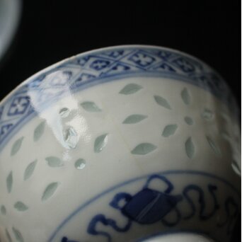 蓋茶碗8客 康熙年製/民国年製　P662 