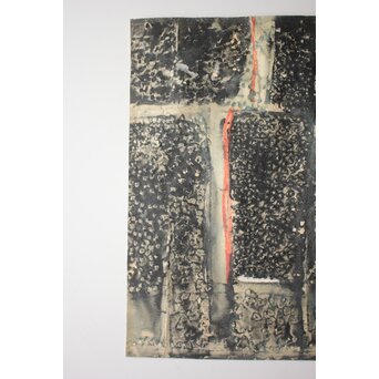 須田剋太 抽象 額装　Z998 