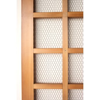 白木升格子蔵戸　W0286 