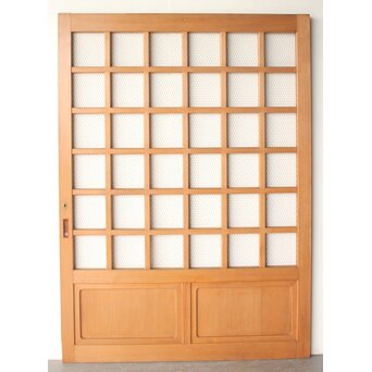 白木升格子蔵戸　W0286
