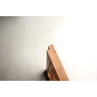 障子枠付 白木クリアガラス格子戸 4枚1組　L1225 