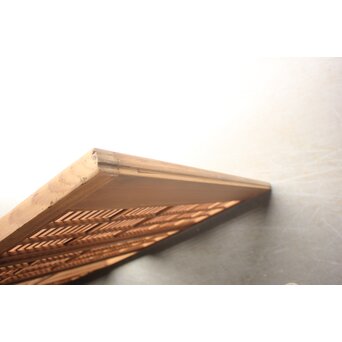 障子枠付 白木クリアガラス格子戸 4枚1組　L1225 