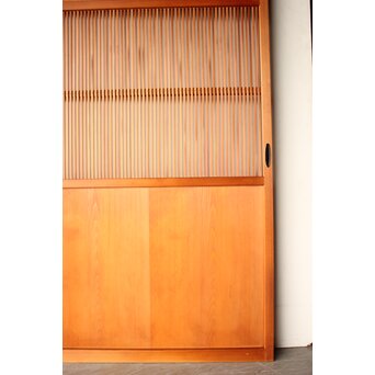 中格子の檜建具 4枚1組　L1226 