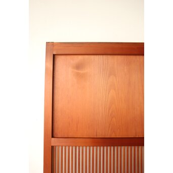 中格子の檜建具 4枚1組　L1226 