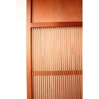 中格子の檜建具 4枚1組　L1226 