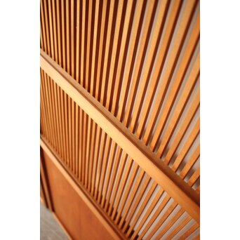 中格子の檜建具 4枚1組　L1226 