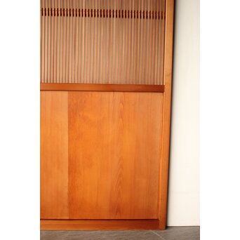 中格子の檜建具 4枚1組　L1226 