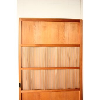 中格子の檜建具 4枚1組　L1226 