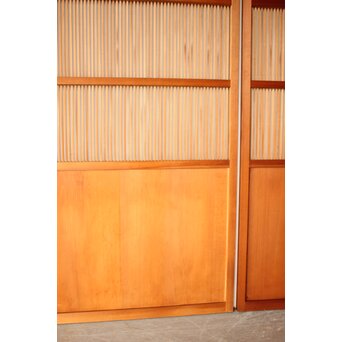 中格子の檜建具 4枚1組　L1226 