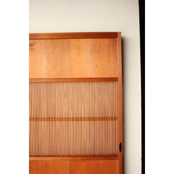 中格子の檜建具 4枚1組　L1226 