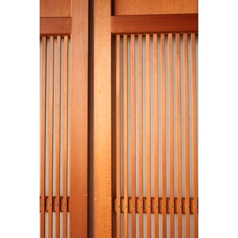 中格子の檜建具 4枚1組　L1226 