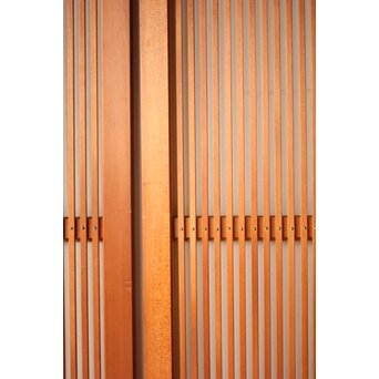 中格子の檜建具 4枚1組　L1226 