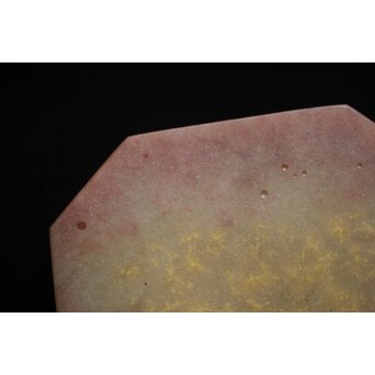 Almeric Walter ワルターガラス 薔薇文トレイ　Y074 