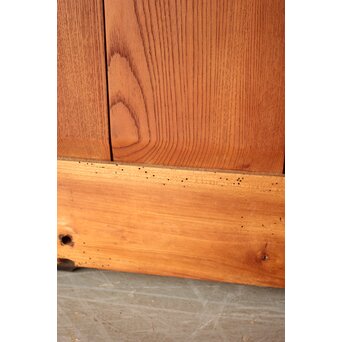 升格子腰板 総欅格子蔵戸　W0287 