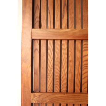 升格子腰板 総欅格子蔵戸　W0287 