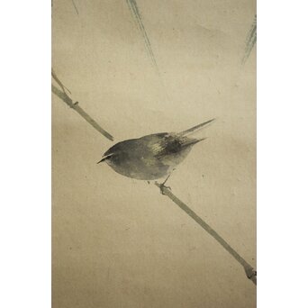 木島桜谷 早豊 紙本掛軸　Z1004 