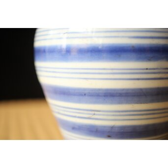 古伊万里 輪線 茶壷　P665 