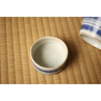 古伊万里 輪線 茶壷　P665 
