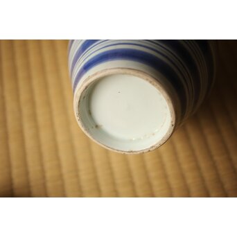 古伊万里 輪線 茶壷　P665 