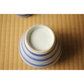 古伊万里 輪線 茶壷　P665 