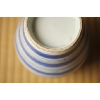 古伊万里 輪線 茶壷　P665 