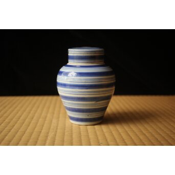 古伊万里 輪線 茶壷　P665 