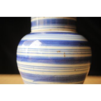 古伊万里 輪線 茶壷　P665 