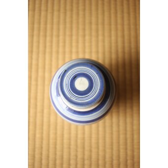 古伊万里 輪線 茶壷　P665 