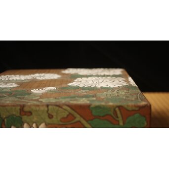 白菊 桐文箱　X654 